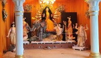 আলোয় ঝলমলে পূজামণ্ডপে দুর্গাপূজার উৎসবে মাতোয়ারা দোহার, নবাবগঞ্জ ও কের...